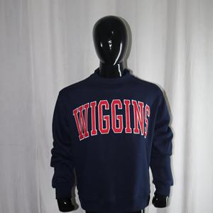 Sweat-shirts WIGGINS à col montant 450 GSM, broderie personnalisée avec nom, coupe ample et oversize, en molleton 100% coton French Terry - Product Image 5