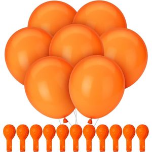 ลูกโป่งปาร์ตี้สีส้มขนาด 12 นิ้ว 54 แพ็คสำหรับตกแต่งงานเทศกาล - Product Image 1