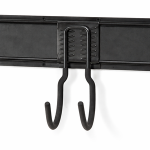 OEM Vietnam Large Double <b>J</b> <b>Hook</b> for Home Organization, Garage & Workshop Storage, Heavy Duty Steel Wall Mount Black GAPGAR005 - Product Image 1