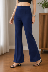 <b>SUmmer</b> Wear Straight Leg <b>Women's</b> Pants Full Length Anti-Wrinkle Minimalist Style Spring Wear <b>Trouser</b> for <b>Womens</b> - Product Image 4