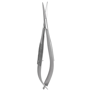 Ciseaux pour sourcils et cils, couleur argent, pointe polie, acier inoxydable durable, ciseaux à ressort double action - Product Image 2