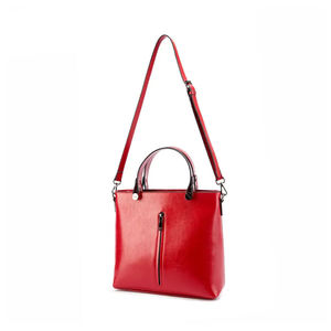 New Fashion Ladies Genuine Leather Vintage Water Resistant Portable Large Capacity Tote <b>Bag</b> Women's Business - Product Image 2