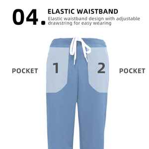 New Nursing Suits Salon Custom Logo Hospital Medical Men Women Surgical <b>Scrubs</b> for Doctors <b>Nurse</b> <b>Scrub</b> Sets Uniform - Product Image 5