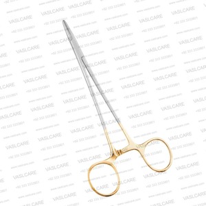 Porte-aiguille Crile-Wood Onyx 6″ (15 cm) à mâchoires 4000, pour gaucher, en carbure de tungstène, pour sutures 4-0, instrument de chirurgie générale par Vaslcare - Product Image 4