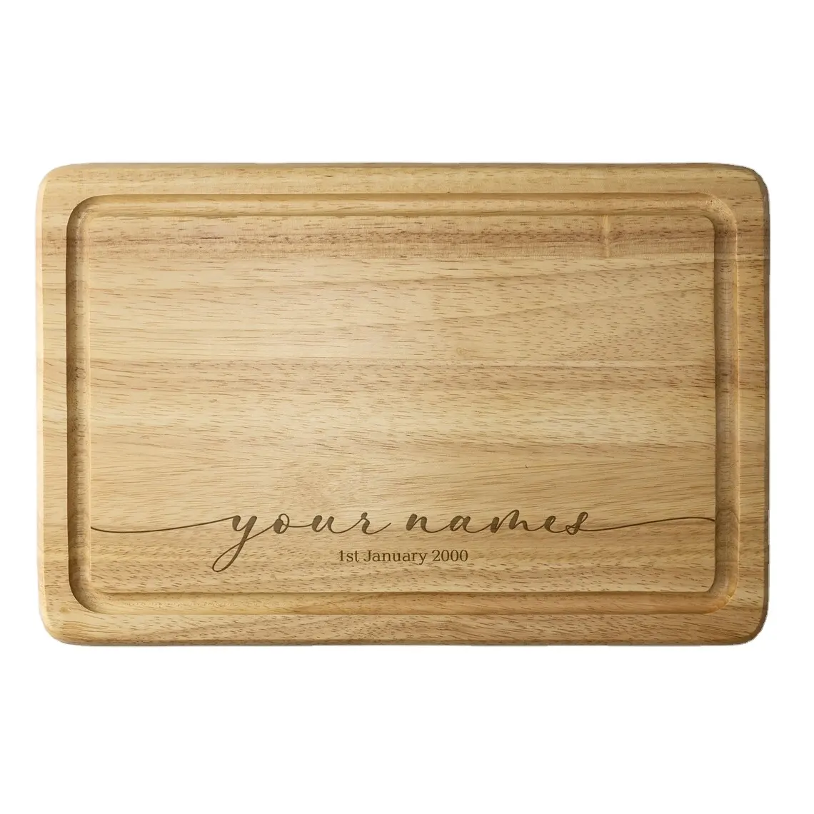 Personalised Name Engraved Chopping Board Wooden Cutting Board Handcrafted Kitchen Tool Easy Grip Handle Best Quality