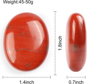 หินแจสเปอร์สีแดงธรรมชาติขนาดใหญ่ หินคริสตัลสีแดงแกะสลัก หินพกพา หินปลอบประโลมใจ ขายส่งจำนวนมาก ของขวัญ ของตกแต่งสำหรับการทำสมาธิ - Product Image 5