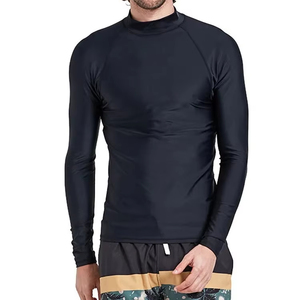 Rash Guards Surfing Suit Unisex <b>Swimming</b> Training Short Sleeve <b>Top</b> UV Protection Quick Drying Breathable Anti-Bacterial - Product Image 1