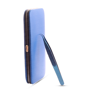 Pinces à cils en acier durable faites à la main avec étui magnétique pour les professionnels et les débutants avec logo - Product Image 3
