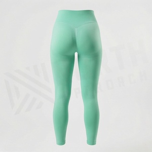 Custom Sportswear High Waisted Yoga Pants Crossover Full Length <b>Flare</b> Workout Gym <b>Leggings</b> Women Fitness Activewear - Product Image 2