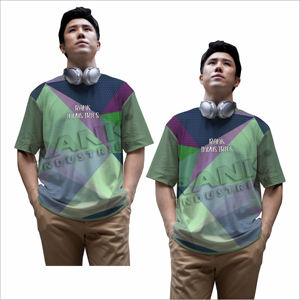 เสื้อยืดผู้ชายราคาดีที่สุด ผ้าฝ้าย 100% สวมใส่สบาย ทรงหลวม แฟชั่นยอดนิยม เสื้อยืดพิมพ์ลายสำหรับผู้ชาย - Product Image 4