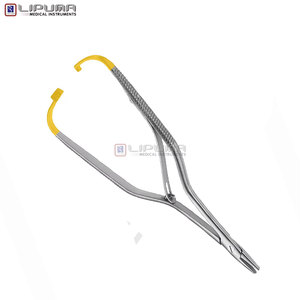 Boynton 12.0cm Curved Surgical Forceps Tungsten Carbide Needle <b>Holder</b> for Suturing Microsurgical Instruments Manual Standard-MOL - Product Image 5