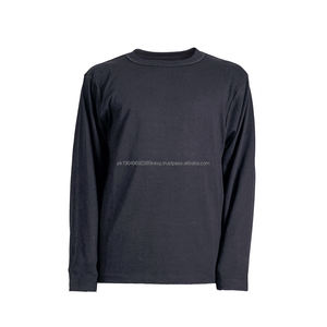 Camiseta de manga larga de primera calidad para hombre, camiseta de manga larga, camiseta de color con cuello redondo, camisa larga para hombre y mujer - Product Image 1