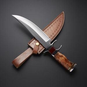 Cuchillos Bowie de Acero Inoxidable, Cuchillo de Supervivencia de Hoja Fija para Exteriores, Cuchillos Bowie Hechos a Mano, Cuchillo para Acampar, Cazar y Actividades al Aire Libre - Product Image 5