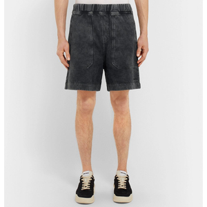 กางเกงขาสั้นผู้ชายสไตล์วินเทจผ้าฟลีซฟอกสีแบบแอซิดวอช แห้งเร็ว ระบายอากาศดี เป็นมิตรกับสิ่งแวดล้อม ไซส์ 6XL พิมพ์ลายสกรีน สตรีทแวร์ สีซีดแบบซันเฟด - Product Image 3