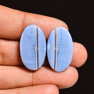 Alta calidad Natural Owhyee azul ópalo cabujón joyería hacer piedra preciosa forma ovalada bonita piedra preciosa suelta para la venta - Product Image 3