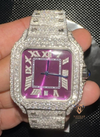 Montre Moissanite Effet Diamant en Promotion – Montre-Bracelet Hip-Hop Premium au Design Élégant, Disponible au Meilleur Prix du Marché