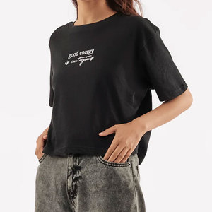 New Stylish Beat Arrival Comfortable Good Supplier High Quality Best Service High Quality Street Wear Printed Women Crop Top - Product Image 4
