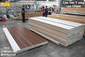 Eco-Friendly Wood-Plastic Composite Alternative 3D Fluted WPC <b>Wall</b> Panel Board <b>PVC</b> Indoor Great <b>Wall</b> <b>Cladding</b> - Product Image 5