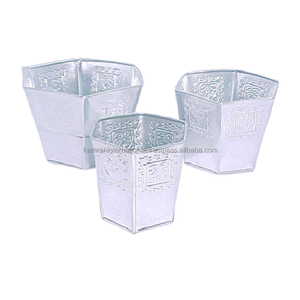 Ensemble de jardinières de conception de luxe de haute qualité de trois pièces pour la maison jardin et Restaurant accessoires de plantes florales de jardin - Product Image 1