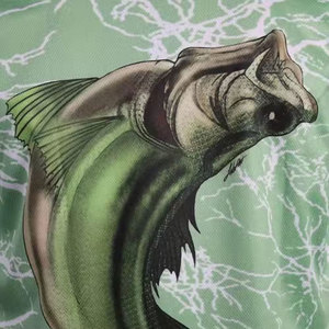 Camiseta de pesca cómoda de secado rápido 100% poliéster para hombre, transpirable, estampada y ecológica. - Product Image 5