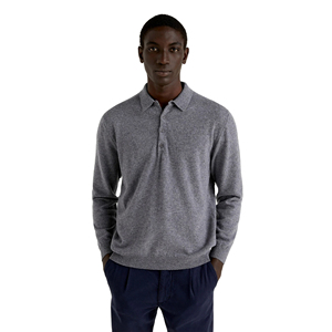 Premium Full Sleeve <b>Polo</b> <b>Shirt</b> Men Long Sleeve Cotton <b>Polo</b> Custom Logo Business Casual Wear <b>Polo</b> <b>Shirt</b> - Product Image 1