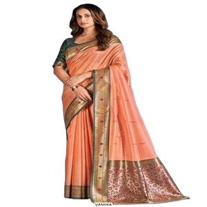 Saree de qualité supérieure pour mariage et fête du fournisseur et exportateur indien disponible au prix de gros - Product Image 1