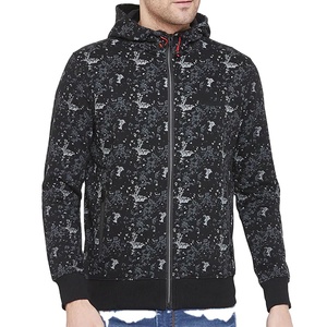 Fabricants personnalisés tissu épais coupe et couture fermeture éclair Vintage broderie Patch hommes acide lavage fermeture éclair à capuche 2026 - Product Image 3