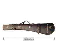 Étui à fusil en cuir personnalisable pour la chasse et le tir, léger et souple, options multi-emplacements, tailles personnalisées