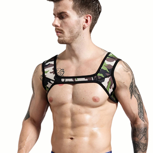สายรัดหน้าอกลายพรางพร้อมสายรัดปรับได้สำหรับผู้ชายใส่ออกกำลังกาย - Product Image 2