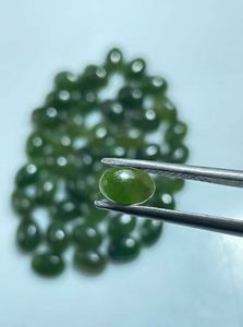 Cabujón de jade nefrita pulido a mano de primera calidad de grado superior para colgantes de lujo y diseños de anillos fabricante de joyas proveedor - Product Image 2