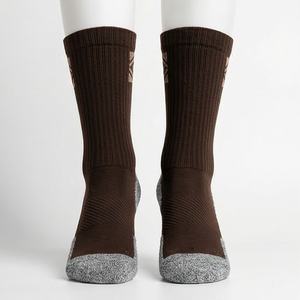 Custom Design Crew Running <b>Socks</b> Sports Athletic Comfort Blister Protection Breathable <b>Soft</b> Customized Color Fit Pairs Wear - Product Image 1