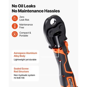 Kit di Crimpatura Elettrico PureFlow 18V per Tubi PEX da 1/2", 3/4", 1" con Anelli in Acciaio Inox - Product Image 6