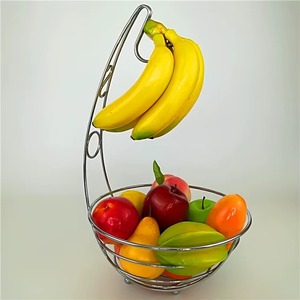 Best Table Decor Steel Fruit <b>Basket</b> Multiple <b>Storage</b> Design Fruit <b>Basket</b> Kitchen Countertop Home <b>Storage</b> & Organization - Product Image 4