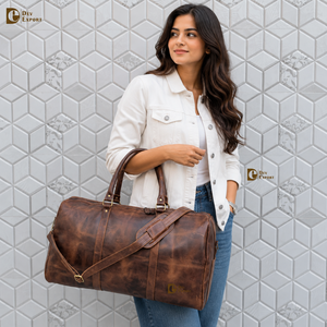 Bolsa de Viaje Unisex de Gran Capacidad, Diseño Moderno, Cuero Crunch, Estampado Animal, Correa Ajustable, Cierre de Cremallera, Regalo - Product Image 3