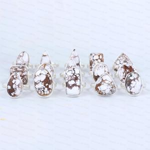 High Quality Wild Horse Magnesite Brass <b>Ring</b> Handmade Vintage Christian Women's Bohemian Artisan Minimalist <b>Statement</b> <b>Rings</b> - Product Image 5
