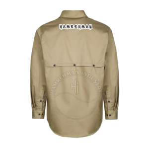 Chemises de travail de soudage en coton FR à manches longues haute visibilité personnalisées, chemises de travail de soudage pour hommes de haute qualité NFPA, résistantes aux flammes - Product Image 2