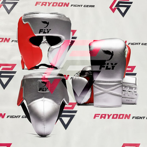 Nouveau Kit de Boxe Sparring Bleu Argenté 2026 – Dernière Conception, Logo Personnalisé OEM, Gants de Boxe Professionnels, Équipement de Protection Tête et Entrejambe - Product Image 4