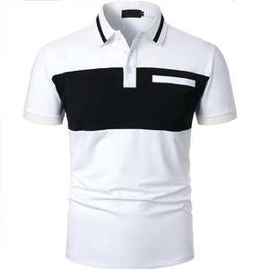 Camisa de Hombre de Algodón Tejido de Ajuste Cómodo, Teñido Liso, con Bolsillo Frontal con Logotipo, Manga Corta, Casual, Venta al por Mayor OEM, ¡Oferta Caliente! - Product Image 1