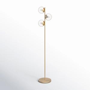 Lampe de sol LED intelligente WiFi avec télécommande et fonction minuterie pour l'éclairage moderne de la maison - Product Image 1