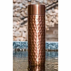 Juego de Botellas de Agua de Cobre Impresas a Mano de 1000 ml con 2 Vasos, Juego de Botellas de Cobre Puro Ayurvédico a Prueba de Fugas OEM - Product Image 4