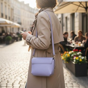 Stylish for Womens Crossbody Handbag Single Strap Lightweight PU Leather Shoulder Purse for Everyday Fashion - Product Image 3