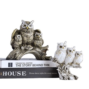 Nuevos Adornos de Resina con Diseño de Búho Americano, Decoración Creativa para el Hogar, Adornos para Sala de Estar - Product Image 4