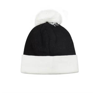 Gorro de Punto Gris Unisex para Adultos, Gorro de Invierno Estilo Casual, 100% Acrílico, Color Sólido, Diseño con Puño, 56-58CM - Product Image 3