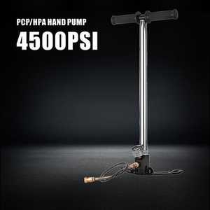 Accessoire pour système d'air comprimé, pompe manuelle PCP/HPA 4500psi, corps en acier inoxydable, compatibilité universelle, pompe multi-usages - Product Image 2