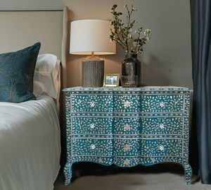 Commode à tiroirs en os incrusté sur mesure, meubles de luxe faits à la main pour usage résidentiel et commercial - Product Image 6