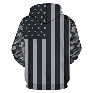 Oversized Men’s High Street Hoodie Casual Sportswear Big Pocket Pullover Sublimation Printing Hoodies OEM Clothing Manufacturer - Product Image 2