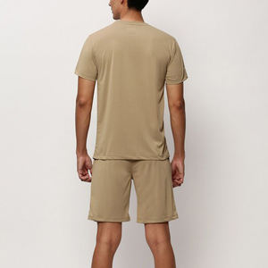 Men's Casual Summer Shorts <b>Set</b> Customizable 100% Cotton Quick-Dry Breathable High Quality Tracksuit <b>Twin</b> <b>Set</b> - Product Image 2