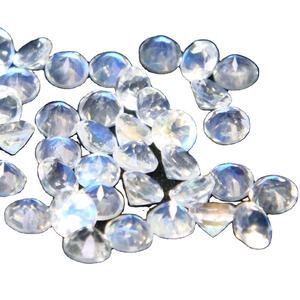 Piedra lunar arcoíris de calidad de grado de exportación Natural 100%, corte facetado redondo, la mejor calidad, mejor para la fabricación de joyas, venta al por mayor - Product Image 1