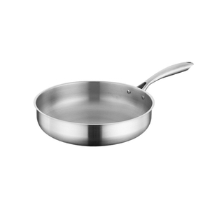 High Quality Stainless Steel Fry <b>Pan</b> Crafted For Everyday Cooking Offering Reliable Performance And Even Heat Distribution - Product Image 1