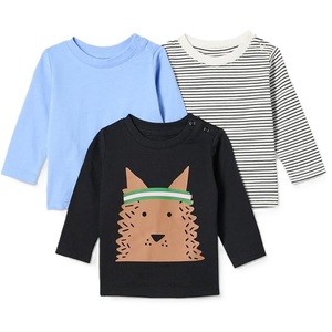 Survêtement bébé 100% coton, 160 g/m², tricoté, couleur unie, coloré, col rond, col en V imprimé, décontracté, fournisseur du Bangladesh. - Product Image 2